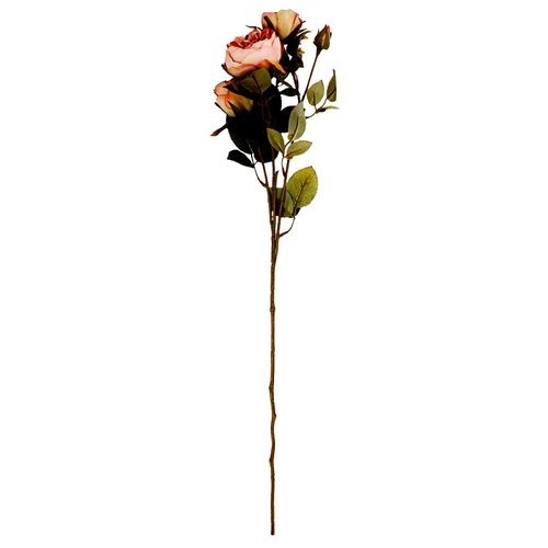 Galho Flor Peônia Artificial 63cm em Plástico Winmax