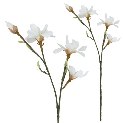 Galho Flor Magnólia Artificial 74cm em Plástico Winmax