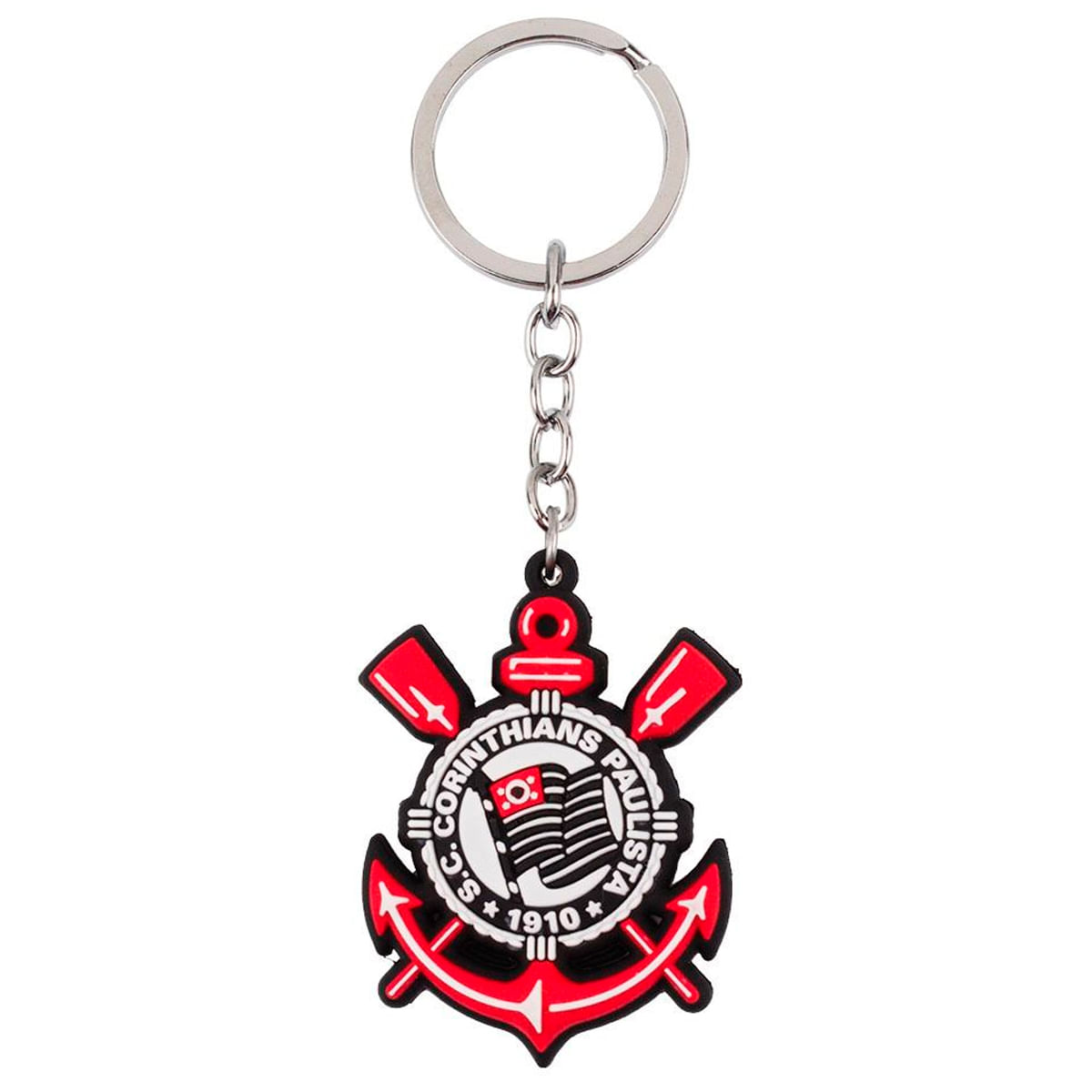 Chaveiro Corinthians 3D 11cm em PVC Mileno