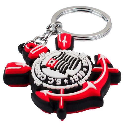 Chaveiro Corinthians 3D 11cm em PVC Mileno