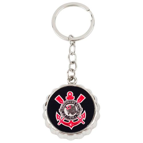 Chaveiro Abridor Corinthians 9cm em Metal Mileno