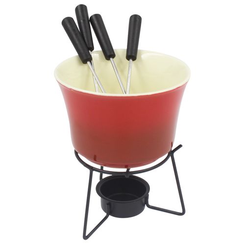 Jogo P/ Fondue 6 Peças 385ml em Cerâmica Casita