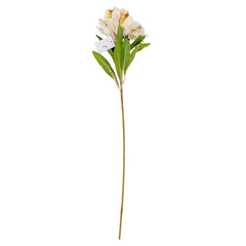 Galho Flor Astromélia Artificial 60cm em Plástico Winmax