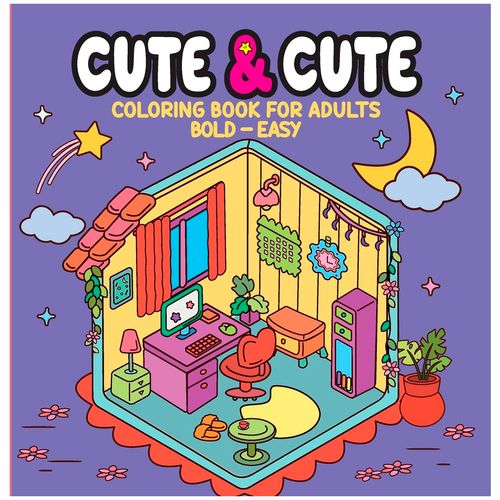 Livro P/ Colorir Cute & Cute 20,5cm em Papel Editora Online