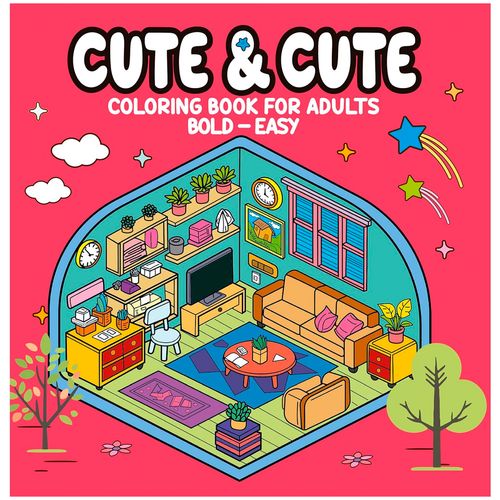 Livro P/ Colorir Cute & Cute 20,5cm em Papel Editora Online