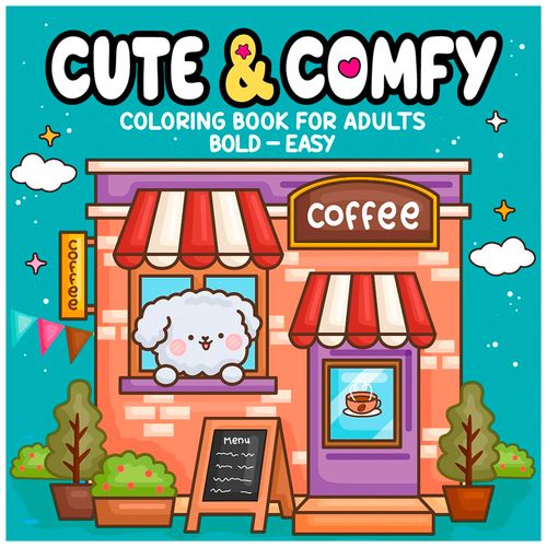 Livro P/ Colorir Cute & Comfy 20,5cm em Papel Editora Online