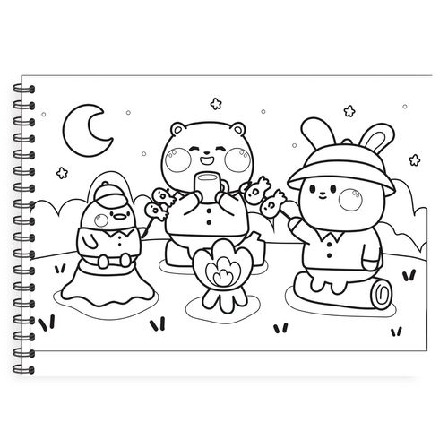 Livro P/ Colorir Cute & Comfy 15,5x21,5cm em Papel Editora Online