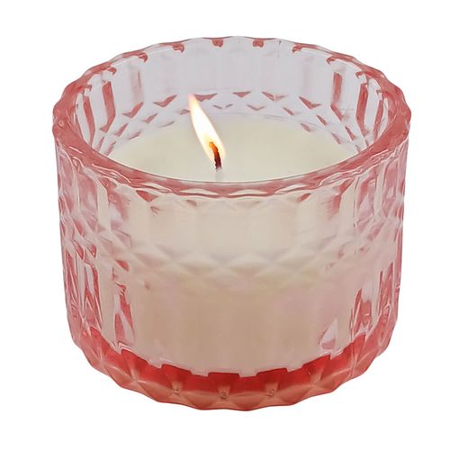 Vela Aromática C/ Suporte 9x8,5cm em Vidro Livon