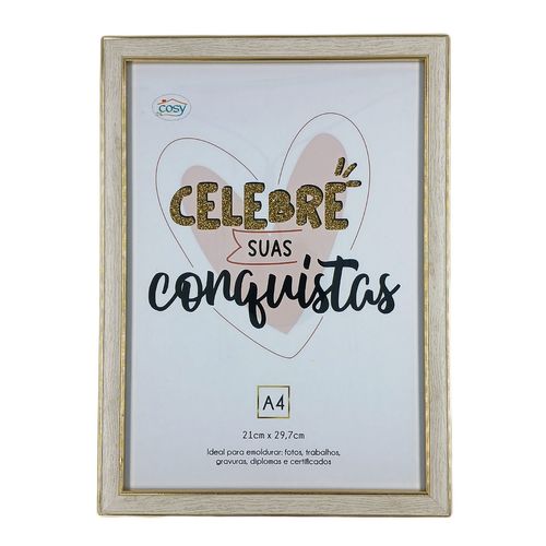 Quadro Certificado A4 21x29,7cm em Plástico Fu Xing