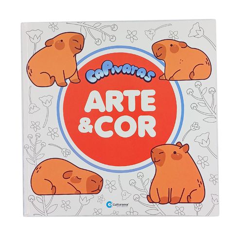 Livro Infantil Arte e Cor Capivara 27x26,8cm em Papel Culturama
