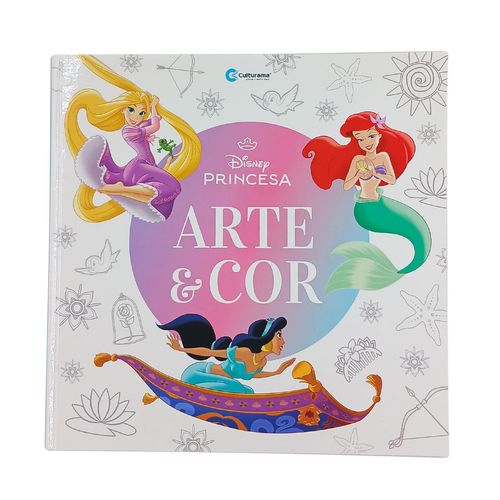 Livro Infantil Arte e Cor Princesas 27x26,8cm em Papel Culturama