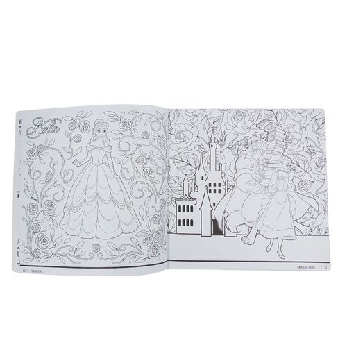 Livro Infantil Arte e Cor Princesas 27x26,8cm em Papel Culturama