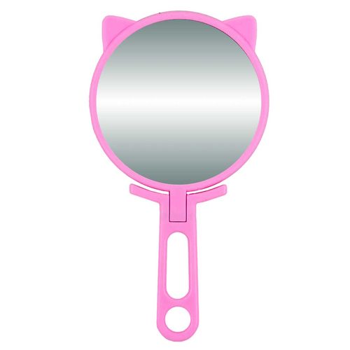 Espelho de Mão Gatinho 20cm em Plástico Fu Xing