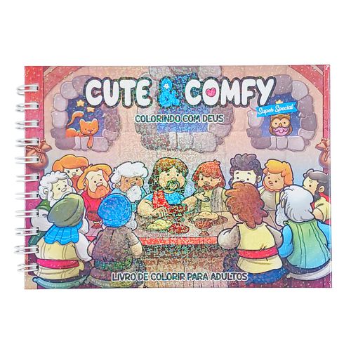 Livro P/ Colorir Cute & Comfy 21,5x15,5cm em Papel Editora Online