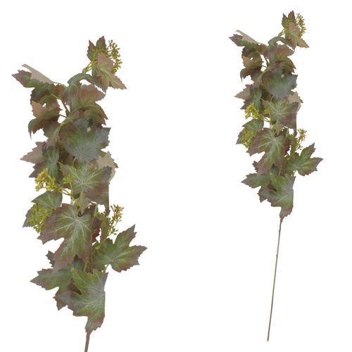 Haste Folha Uva Café 86cm em Plástico Bella Garden
