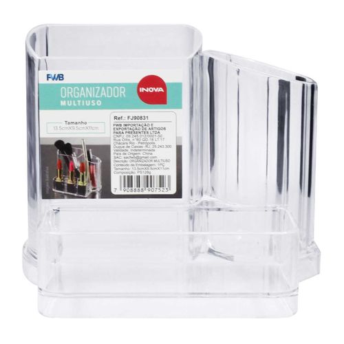 Organizador Multiuso 13,5x11cm em Plástico FWB