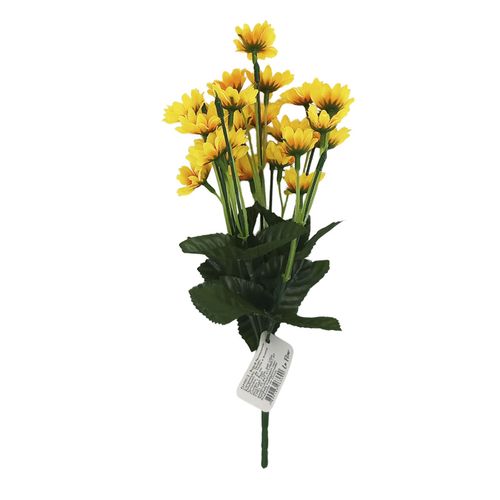 Buquê Mini Girassol Artificial 37cm em Plástico Multiart