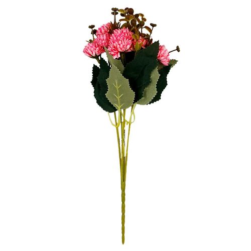 Buquê Flor De Alho Artificial 32cm em Plástico Bella Garden