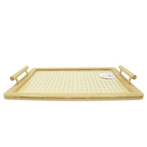 Bandeja Decorativa 39x27cm em Bambu FWB