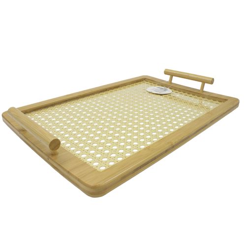 Bandeja Decorativa 39x27cm em Bambu FWB