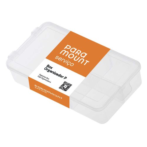 Caixa Organizadora Pequena 16x9x3,5cm em Plástico Paramount