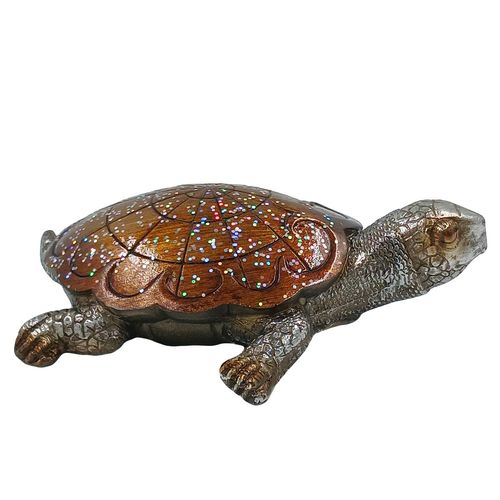 Tartaruga Decorativa 18cm em Resina Youbai