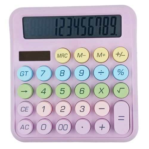 Calculadora de Mesa 12 Dígitos Color 15,5x14cm em Plástico Alfacell