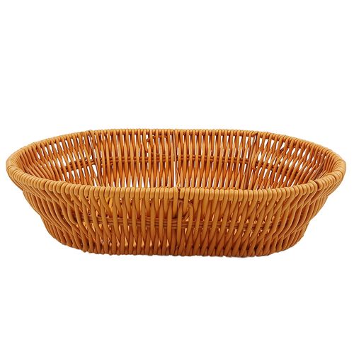 Cesta Trançada 28x20cm em Plástico Livon