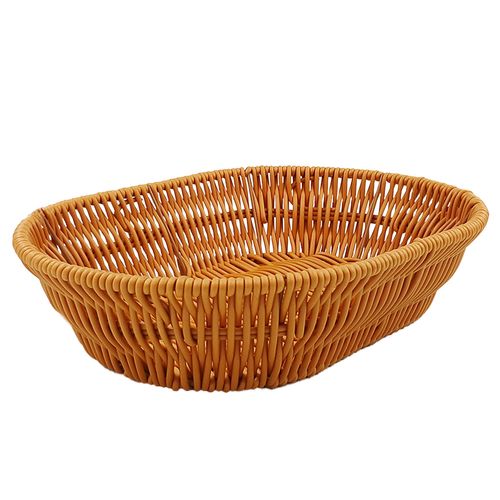 Cesta Trançada 28x20cm em Plástico Livon