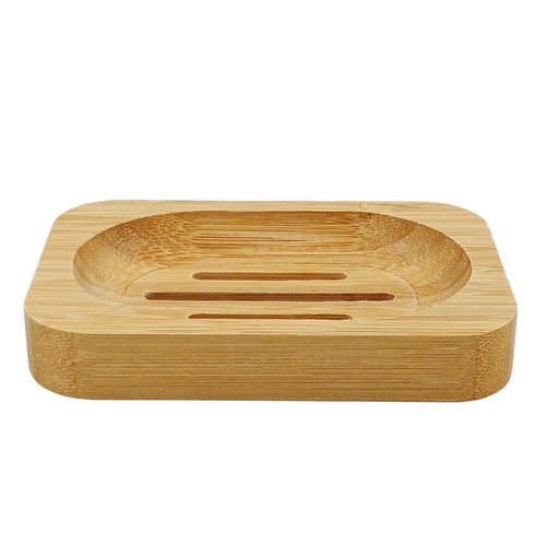 Saboneteira 12x8cm em Bambu Kehome