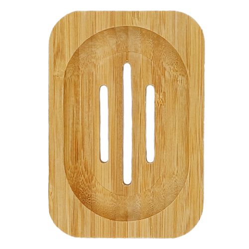 Saboneteira 12x8cm em Bambu Kehome