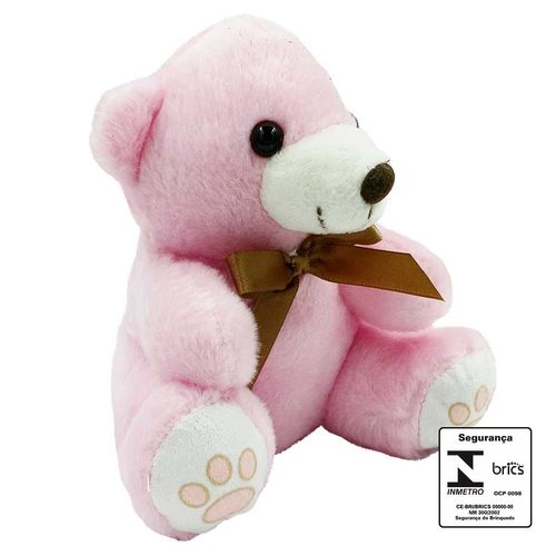 Urso de Pelúcia 13cm em Poliéster Fizzy