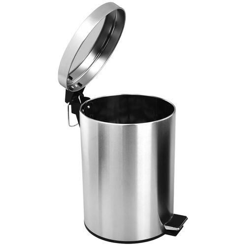 Lixeira C/ Pedal 7L em Aço Inox Clink