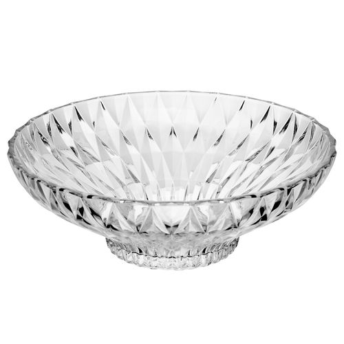 Centro de Mesa Diamond 32x11cm em Vidro Lyor