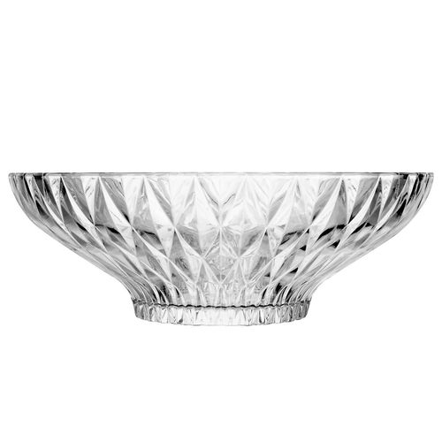 Centro de Mesa Diamond 32x11cm em Vidro Lyor