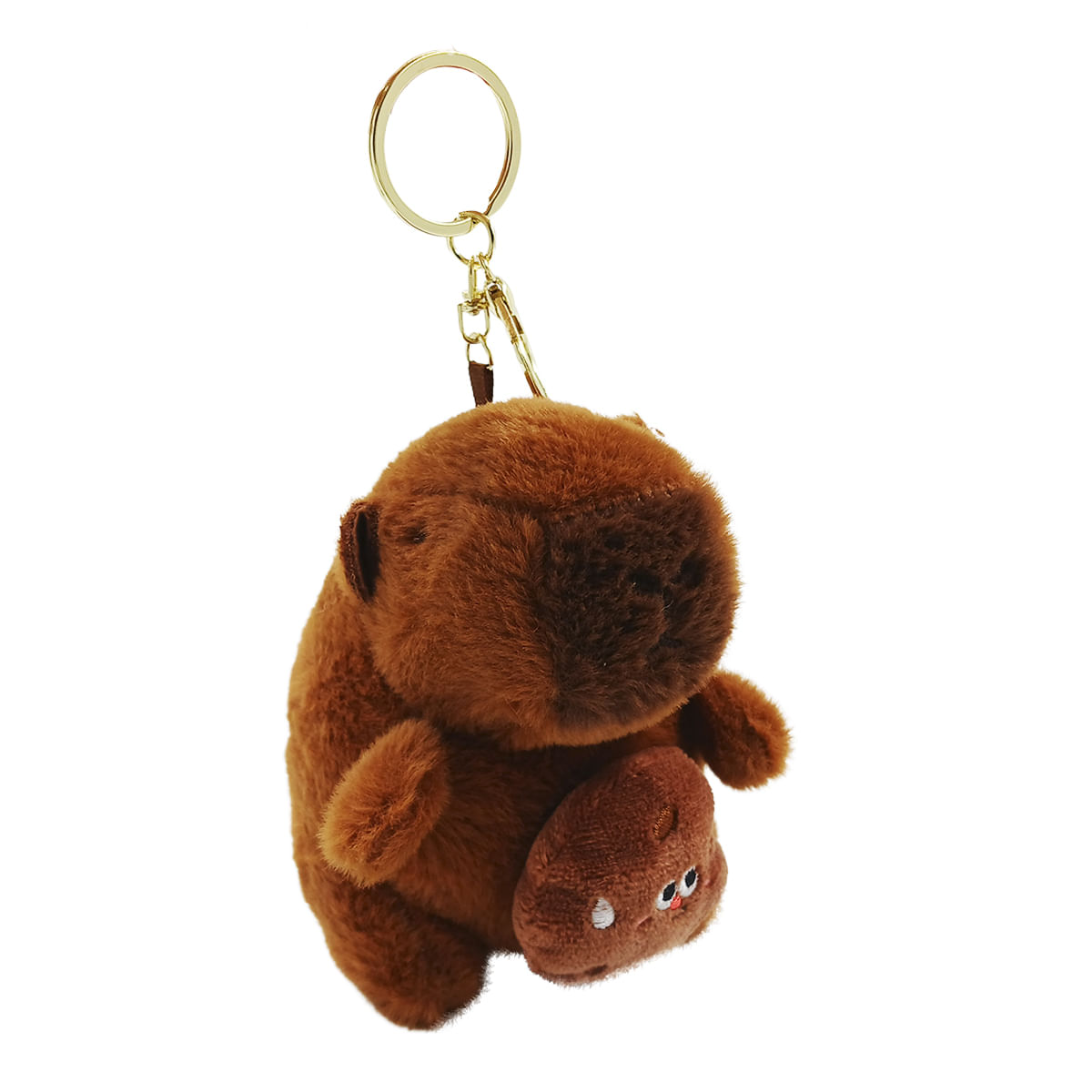 Chaveiro Capivara de Pelúcia 12cm em Poliéster Michael Judi