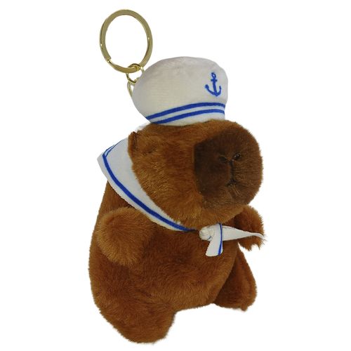 Chaveiro Capivara de Pelúcia 12cm em Poliéster Michael Judi