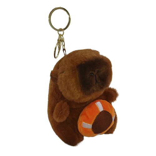 Chaveiro Capivara de Pelúcia 12cm em Poliéster Michael Judi