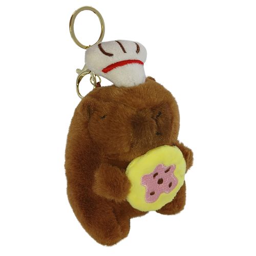 Chaveiro Capivara de Pelúcia 13cm em Poliéster Michael Judi