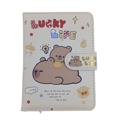 Caderno de Anotação Capivara 13,7x10,3cm em Papel Michael Judi