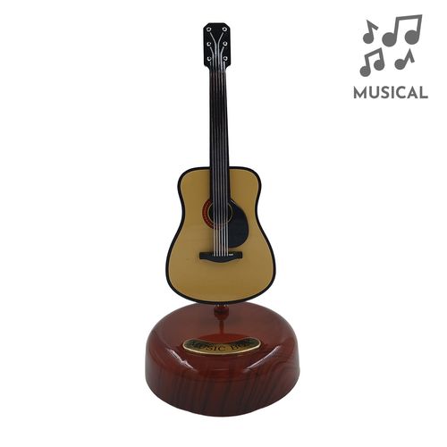Caixa Musical Violão Decorativo 22cm em Plástico Casa Sorte