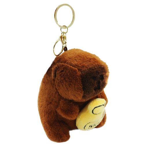 Chaveiro Capivara de Pelúcia 12cm em Poliéster Michael Judi