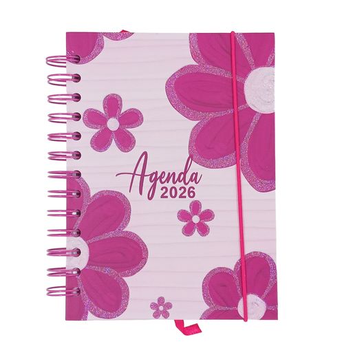 Agenda 2026 Flor 12,9x17,9cm em Papel Interponte