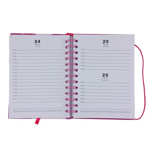 Agenda 2026 Flor 12,9x17,9cm em Papel Interponte