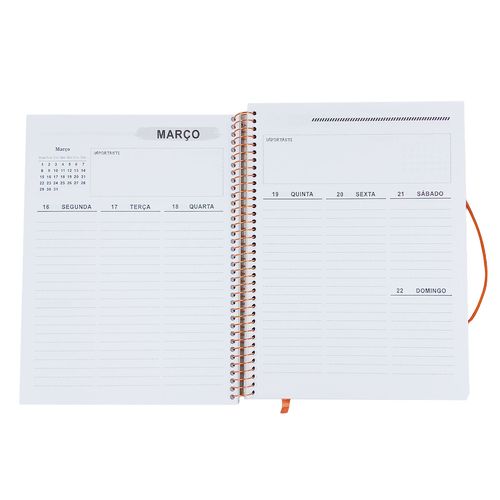 Planner 2026 Folhas 17,6x24cm em Papel Interponte