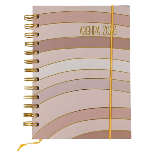 Agenda 2026 Ondas 12,9x17,9cm em Papel Interponte