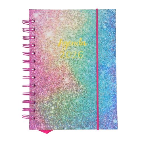 Agenda 2026 Glitter 12,9x17,9cm em Papel Interponte