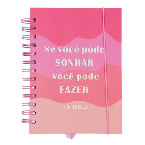 Agenda 2026 Frases 12,9x17,9cm em Papel Interponte