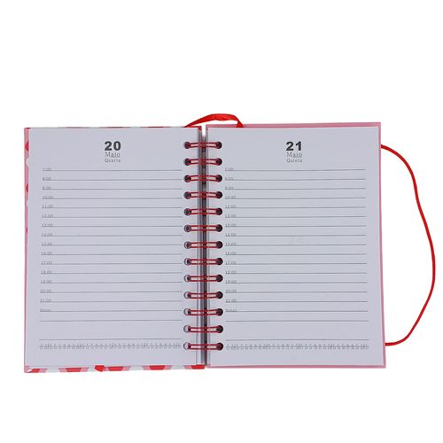 Agenda 2026 Coração 12,9x17,9cm em Papel Interponte