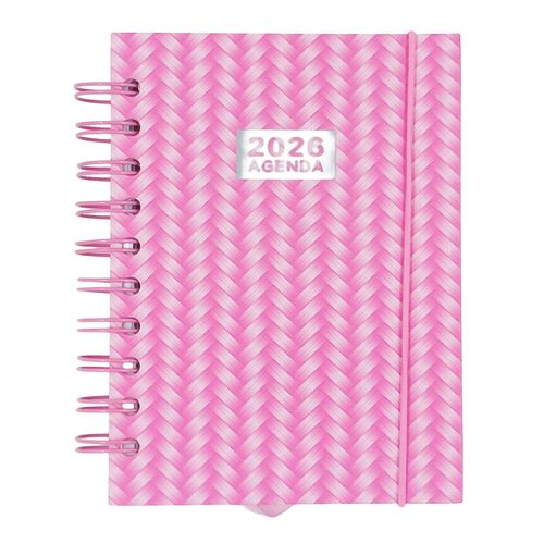 Agenda 2026 Trançado 10,5x14cm em Papel Interponte